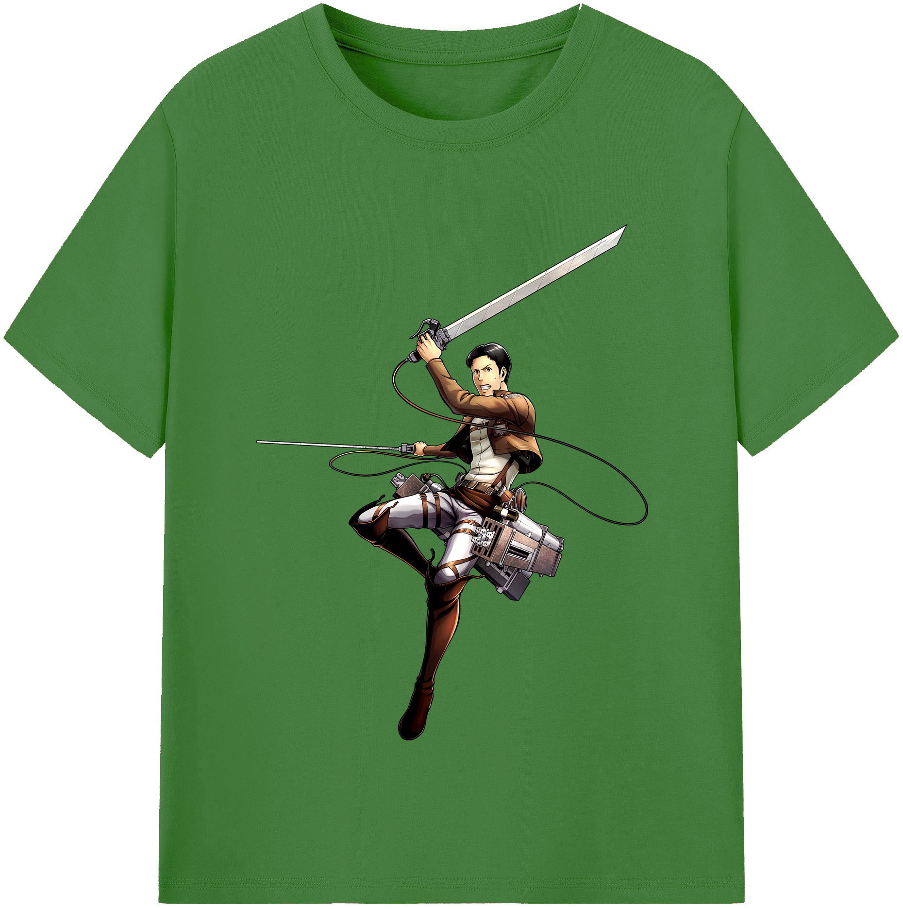 （画像用） 進撃の巨人 Attack on Titan レディースカジュアルプリントTシャツ（綿100％）